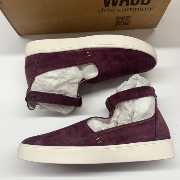 New in the Box Waco Classic Indigo Sneaker in Burgundy Size 9B - Picture 7 of 10